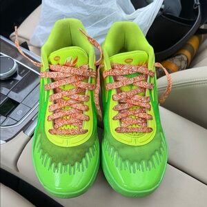 Puma MB.02 LaMelo Ball "Nickelodeon Slime" sneakers "Fluro Green/Lime Squeeze"